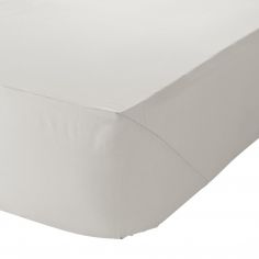 Catherine Lansfield Non Iron Percale Combed Polycotton Fitted Sheet - Cream