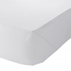 Catherine Lansfield Non Iron Percale Combed Polycotton Fitted Sheet - White