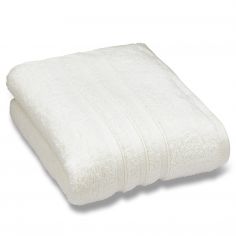 Catherine Lansfield Zero Twist 100% Cotton Towel - Cream