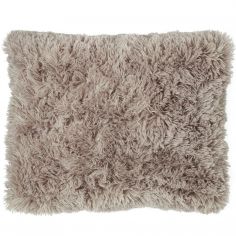 Catherine Lansfield Cuddly Fluffy Cushion Cover - Natural