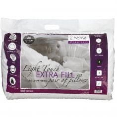 Catherine Lansfield Pair of Hollowfibre extra fill pillows