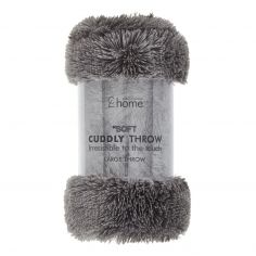 Catherine Lansfield Cuddly Throw - Charcoal Grey