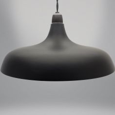 Coolie Dome Light Fitting - Matt Black