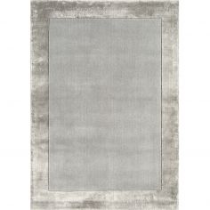 Ascot Plain Rug - Silver Grey