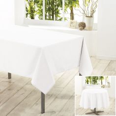 Essentiel Plain Tablecloth - White