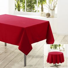 Essentiel Plain Tablecloth - Red