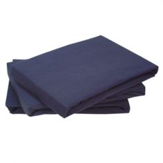 Jersey 100% Cotton Fitted Sheet Navy