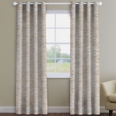 Crushed Velvet Ivory Made to Measure Curtains