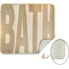 Spa Memory Foam Bath Mat - Natural