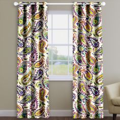 Calypso Passion Fruit Purple Paisley Floral Made To Measure Curtains