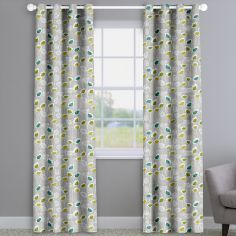 Clara Cactus Green Floral Made To Measure Curtains