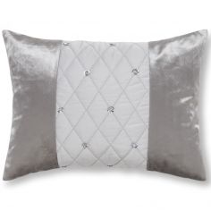Catherine Lansfield Sequin Cluster Filled Cushion - Silver Grey