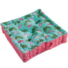 Zootica Flamingo 100% Cotton Floor Chair Booster Cushion - Multi