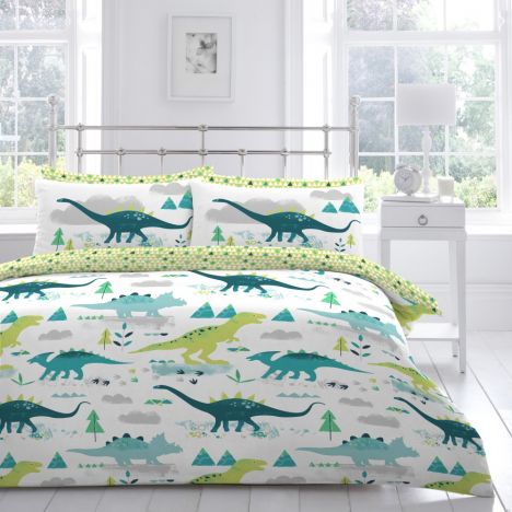 Jurassic Dino Kids Fully Lined Tape Top Curtains - Multi