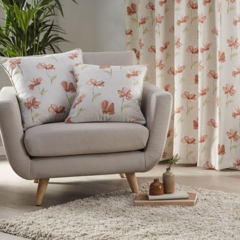 Westbury Floral Cushion Cover - Terracotta