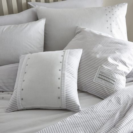 New England Boudoir Cushion - Grey