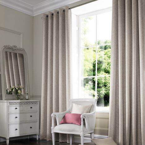 Camryn Wheat Beige Cream Made to Measure Curtains