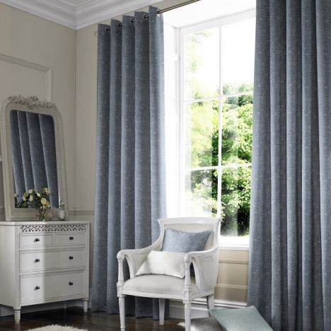 Ainsley Sky Blue Made to Measure Curtains