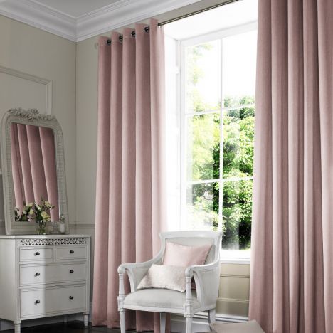 Shelby Rose Red Pink Terracotta Made to Measure Curtains