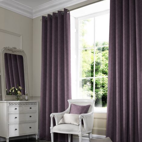 Melanie Amethyst Purple Made to Measure Curtains