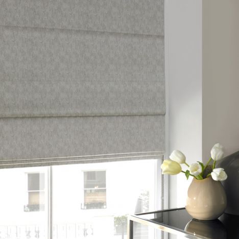 Ainsley Dove Silver Roman Blind
