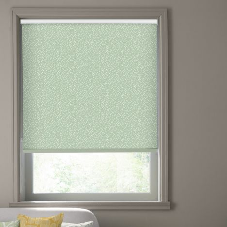 Miss Print Chimes Roller Blind - Pistachio Green