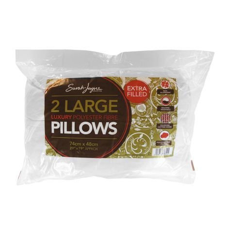 Pair of Luxury Polyester Fibre Pillows