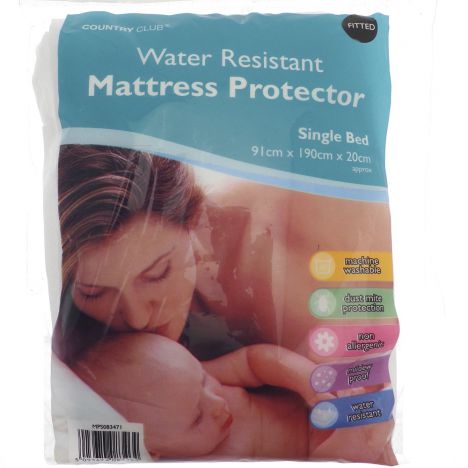 Water Resistant Fitted Mattress Protector
