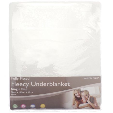 Fleecy Bed Under Blanket