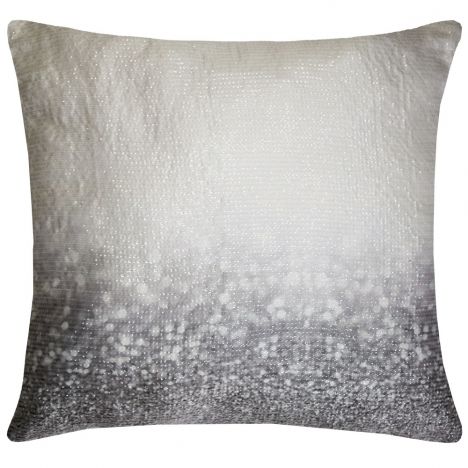 Kylie Minogue Glitter Fade Filled Cushion - Silver Grey