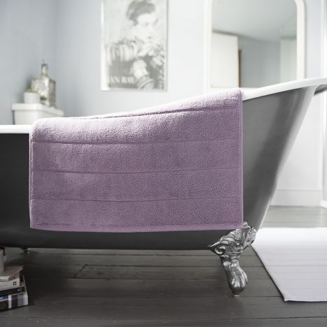 Bliss 100% Cotton 1200GSM Bath Mat Terry - Wisteria Purple