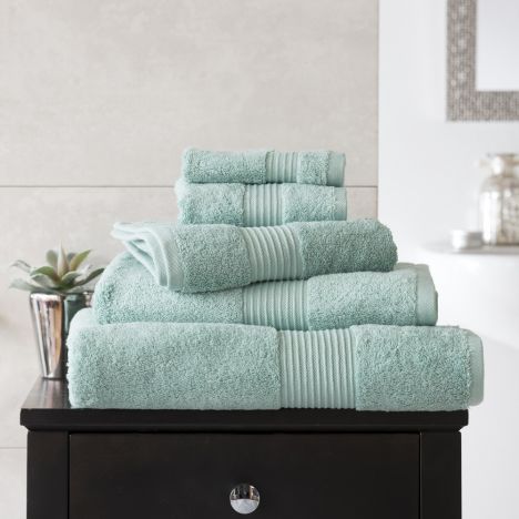 Bliss Pima 100% Cotton 650gsm Bathroom Towel - Spearmint Green