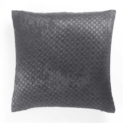 Nighty | Embossed | Velvet | Cushion Cover | Black | Tonys Textiles