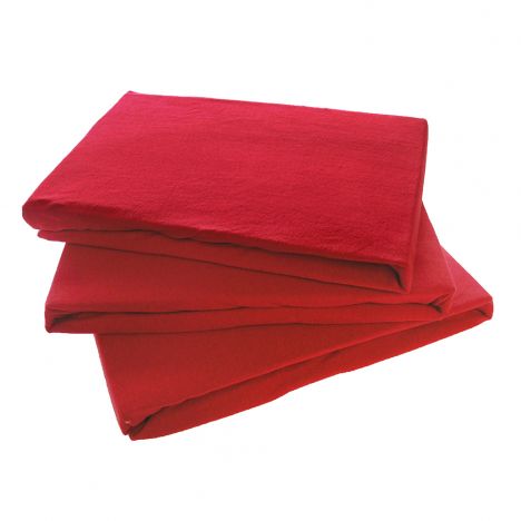 Jersey 100% Cotton Fitted Sheet Red