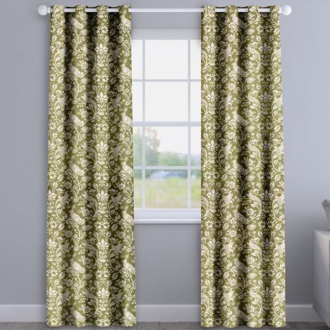 Moorland Moss Green Made To Measure Curtains