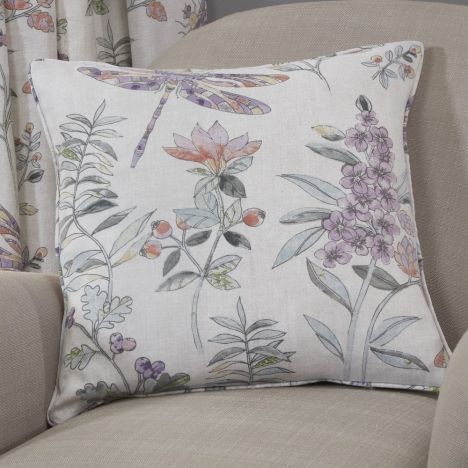 Dragonfly Floral Cushion Cover - Multi