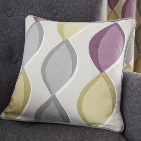 Lennox Ogee Pattern Cushion Cover - Heather Pink
