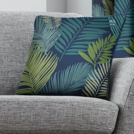 Tropical Leaf Cushion Cover - Multi
