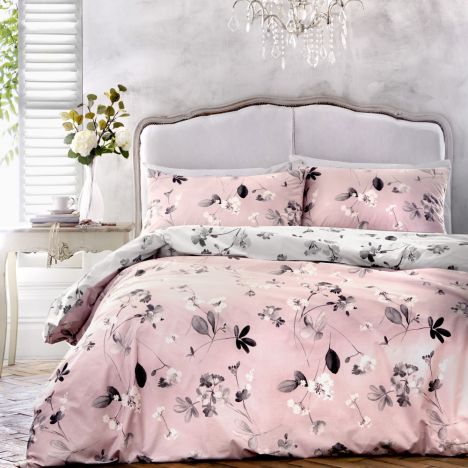 Grace Floral Duvet Cover Set - Pink Multi