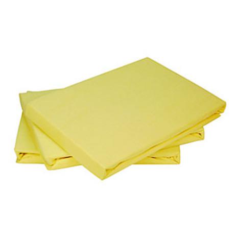 Baby Jersey 100% Cotton Pair of Fitted Sheets - Lemon Yellow