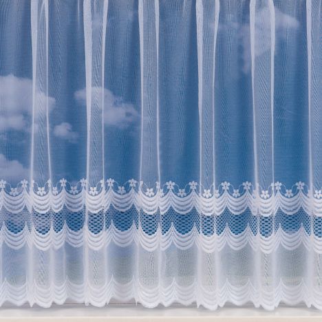 Skye White Net Curtain