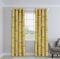Bergen Ochre Yellow Modern Floral Made To Measure Curtains