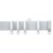 Streamline PVC Fixed Complete Curtain Track - White