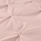 Lara Plain Ruffled Duvet Cover Set - Blush Pink