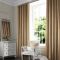Hadley Gold Natural Made to Measure Curtains