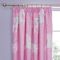 Unicorn Glow Fully Lined Tape Top Curtains - Pink