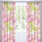 Tip Dye Fully Lined Tape Top Curtains - Neon Pink Multi