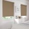 Galaxy Blackout Plain Roller Blind - Toffee