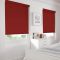 Galaxy Blackout Plain Roller Blind - Red