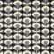 Orla Kiely Oval Flower Roller Blind - Cool Grey